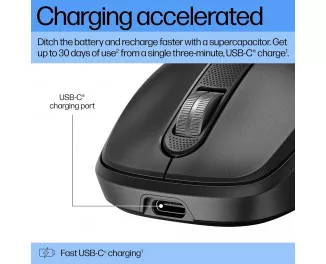 Мышь беспроводная HP 510 Ultra-Fast Rechargeable Wireless Black (9C2F6AA)
