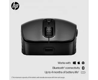 Мышь беспроводная HP 690 Rechargeable Bluetooth Black (7M1D4AA)