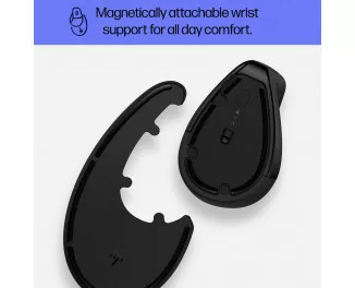 Мышь беспроводная HP 920 Ergonomic Vertical Wireless/Bluetooth Black (6H1A4AA)