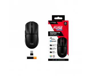Мышь беспроводная HyperX Pulsefire Fuse Black (A1KY6AA)