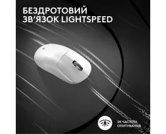 Мышь беспроводная Logitech G Pro X Superlight 2 White (910-006638)