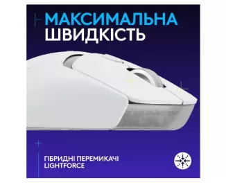 Мышь беспроводная Logitech G309 Lightspeed White (910-007207)