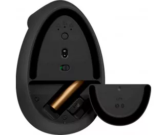 Мышь беспроводная Logitech Lift Left Vertical Ergonomic Wireless/Bluetooth Graphite (910-006474)