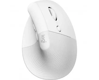 Миша бездротова Logitech Lift Vertical Ergonomic Wireless/Bluetooth for Business Off-white (910-006496)
