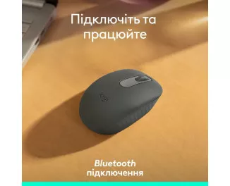 Мышь беспроводная Logitech M196 Bluetooth Graphite (910-007459)