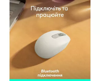 Миша бездротова Logitech M196 Bluetooth Off-White (910-007460)