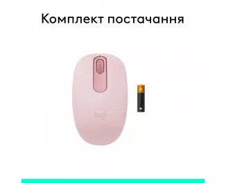 Миша бездротова Logitech M196 Bluetooth Rose (910-007461)
