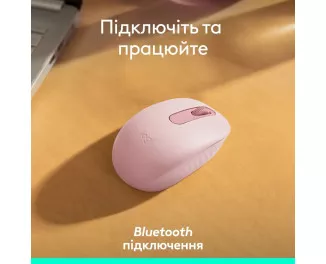 Миша бездротова Logitech M196 Bluetooth Rose (910-007461)