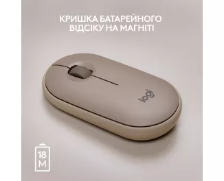 Миша бездротова Logitech M350 Sand (910-006751)