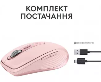 Миша бездротова Logitech MX Anywhere 3S Rose (910-006931)