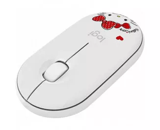 Мышь беспроводная Logitech Pebble M350 Hello Kitty White (910-006031)