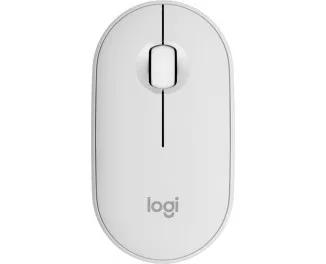 Миша бездротова Logitech Pebble Mouse 2 M350s Tonal White (910-007013)