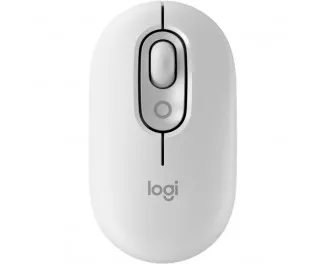 Мышь беспроводная Logitech POP Mouse With Emoji Bluetooth Off-White (910-007411)