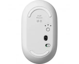 Мышь беспроводная Logitech POP Mouse With Emoji Bluetooth Off-White (910-007411)
