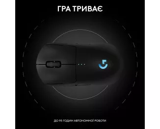 Мышь беспроводная Logitech PRO 2 Lightspeed Black (910-007295)