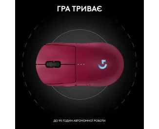 Мышь беспроводная Logitech PRO 2 Lightspeed Magenta (910-007309)