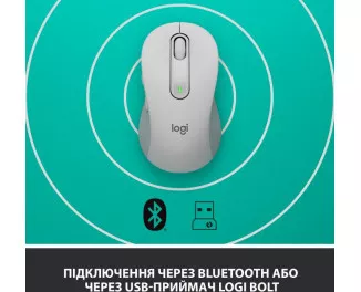 Мышь беспроводная Logitech Signature M650 Wireless Off-White (910-006255)