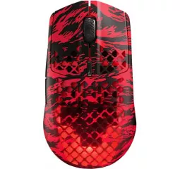 Мышь беспроводная SteelSeries Aerox 3 Wireless Faze Clan Edition Red Black (62609)