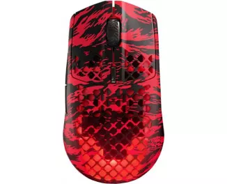 Мышь беспроводная SteelSeries Aerox 3 Wireless Faze Clan Edition Red Black (62609)