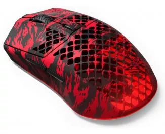 Мышь беспроводная SteelSeries Aerox 3 Wireless Faze Clan Edition Red Black (62609)