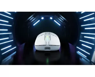 Мышь беспроводная Xtrfy M42 WL RGB White (M42W-RGB-WHITE)