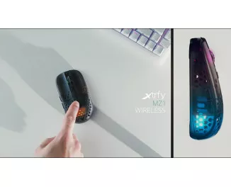 Мышь беспроводная Xtrfy MZ1 RGB Wireless Black (MZ1W-RGB-BLACK)