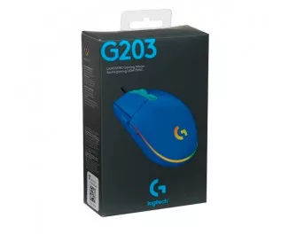 Мышь Logitech G203 Gaming Lightsync RGB Blue (910-005792)