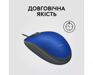Мышь Logitech M110 Silent USB Blue (910-006758)