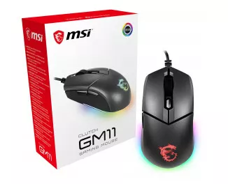 Миша MSI Clutch GM11 Black RGB (S12-0402020-CLA)