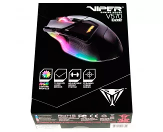 Мышь Patriot Viper V570 RGB Laser Blackout Edition (PV570LUXWAK)