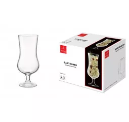Набор бокалов для коктейля Bormioli Rocco Bartender Hurricane, 504мл, h194мм, 6шт, стекло, прозрачный