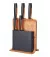 Набір кухонних ножів з бамбукового блоку Fiskars Functional Form 5 шт (1057552)