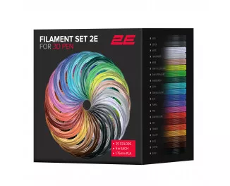 Набор нитей 2E для 3D ручки PLA (2E-SL-BH005)