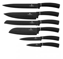 Набір ножів з 7 предметів Berlinger Haus Black Silver Collection (BH-2480)