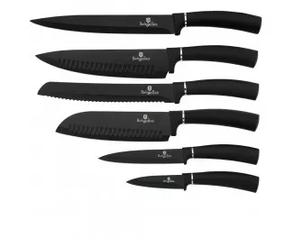 Набір ножів з 7 предметів Berlinger Haus Black Silver Collection (BH-2480)