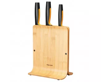 Набор ножей с подставкой 4 предмета Fiskars Functional Form (1057553)