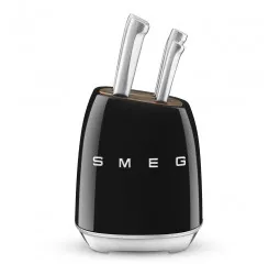 Набір ножів з підставкою 7 предметів SMEG KBSF02BL