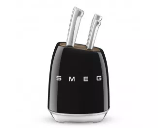 Набір ножів з підставкою 7 предметів SMEG KBSF02BL