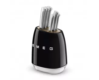 Набор ножей с подставкой 7 предметов SMEG KBSF02BL
