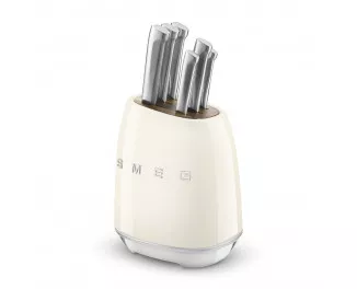Набор ножей с подставкой 7 предметов SMEG KBSF02CR