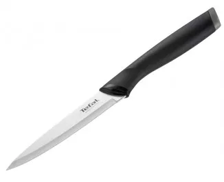 Набор ножей Tefal Comfort, с деревянной подставкой, 5шт. нержавеющая сталь, пластик, дерево, черный