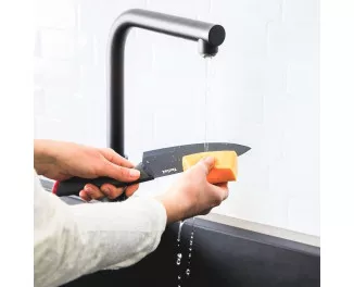 Набор ножей Tefal Fresh Kitchen, деревянная колода, 5шт, нержавеющая сталь, пластик, дерево, черный