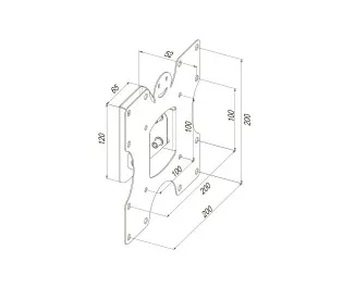 Настенное крепление KSL WMB-4021N