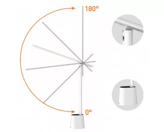 Настільна лампа Baseus Smart Eye Rechargeable Folding Reading Desk Lamp (Smart Light) (DGZG-02) White