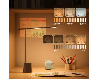 Настільна лампа Baseus Smart Eye Rechargeable Folding Reading Desk Lamp (Smart Light) (DGZG-0G) White