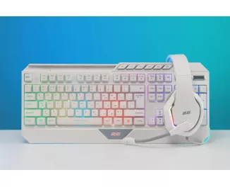 Наушники 2E Gaming HG315 RGB USB 7.1 White (2E-HG315WT-7.1)