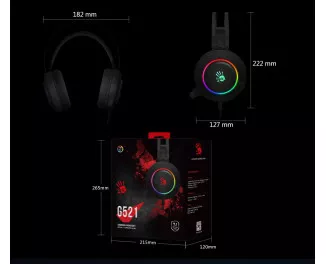 Навушники A4Tech Bloody G521 Black