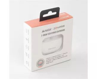 Наушники беспроводные A4Tech B25 Grayish White