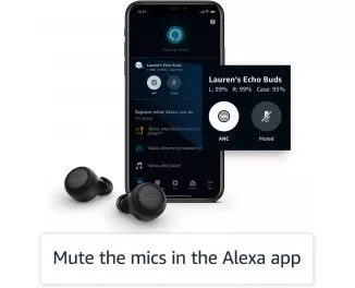 Навушники бездротові Amazon Echo Buds (2nd Gen) Black