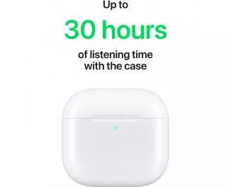 Наушники беспроводные Apple AirPods 4 (MXP63)